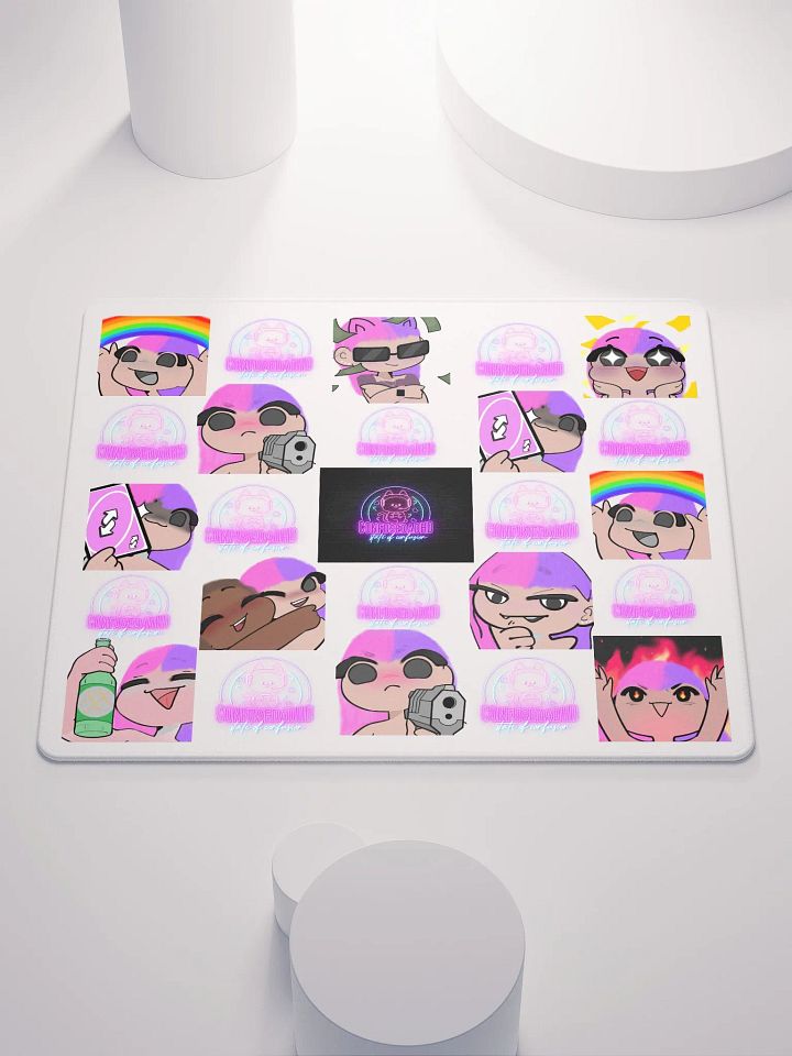 CADHD Logo+Emote Mousepad product image (1)