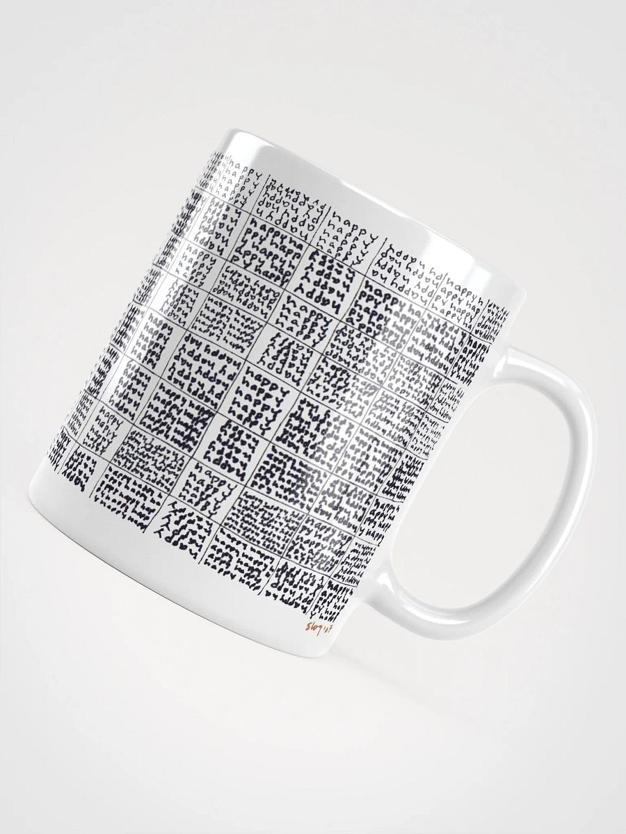 Happy White Glossy Mug product image (6)