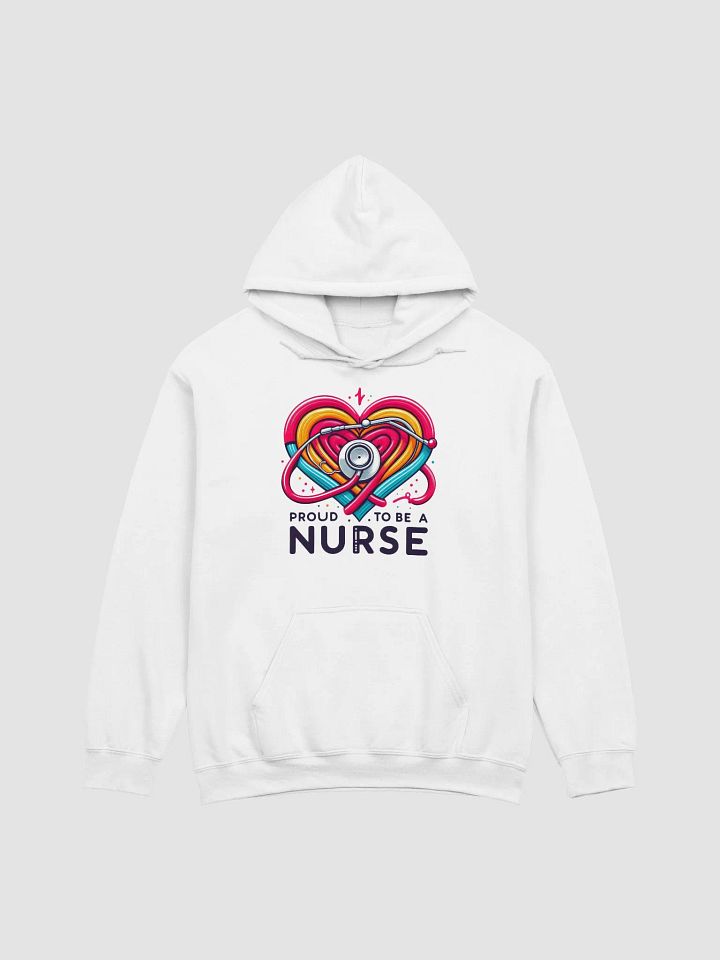 Vibrant Nurse Heart Hoodie product image (3)