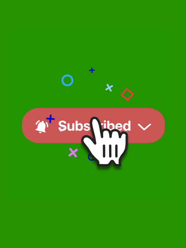 New Youtube Subscribe Button Green Screen and MOV (Transparent BG) product image (1)