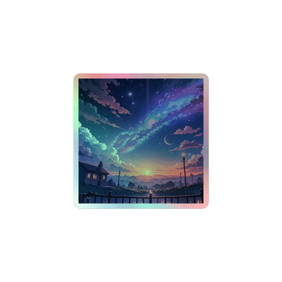 Galactic Dreams Holographic Sticker Sheet product image (1)