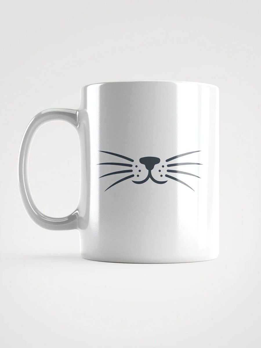 Minimalist Cat Whiskers Coffee Mug - Cute Cat Lover Gift product image (6)
