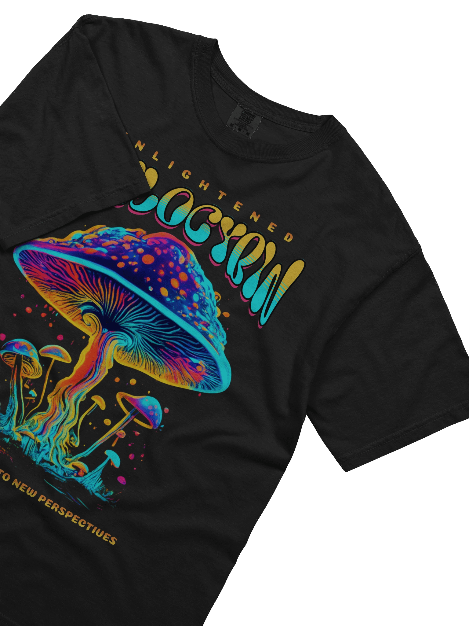 Psychedelic - Enlightened Psilocybin - Mushrooms Heavyweight T-Shirt product image (6)