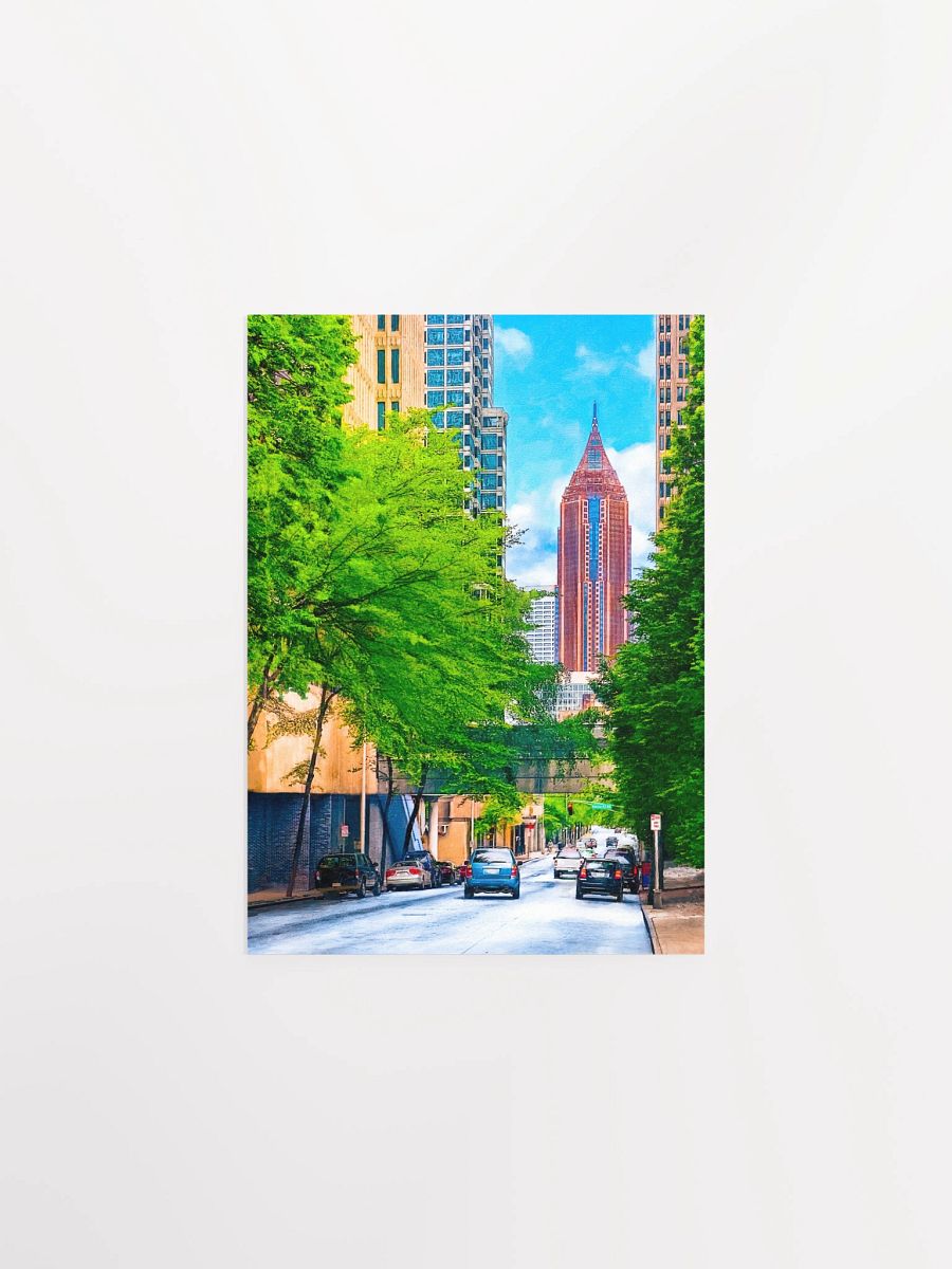 Atlanta Skyscrapers – Bank of America Plaza Studio Art Print product image (1)