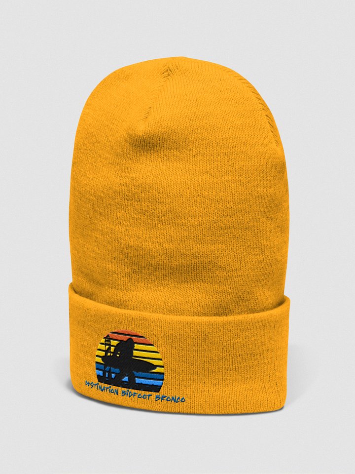 Classic Logo Gold Cuffed Beanie product image (2)