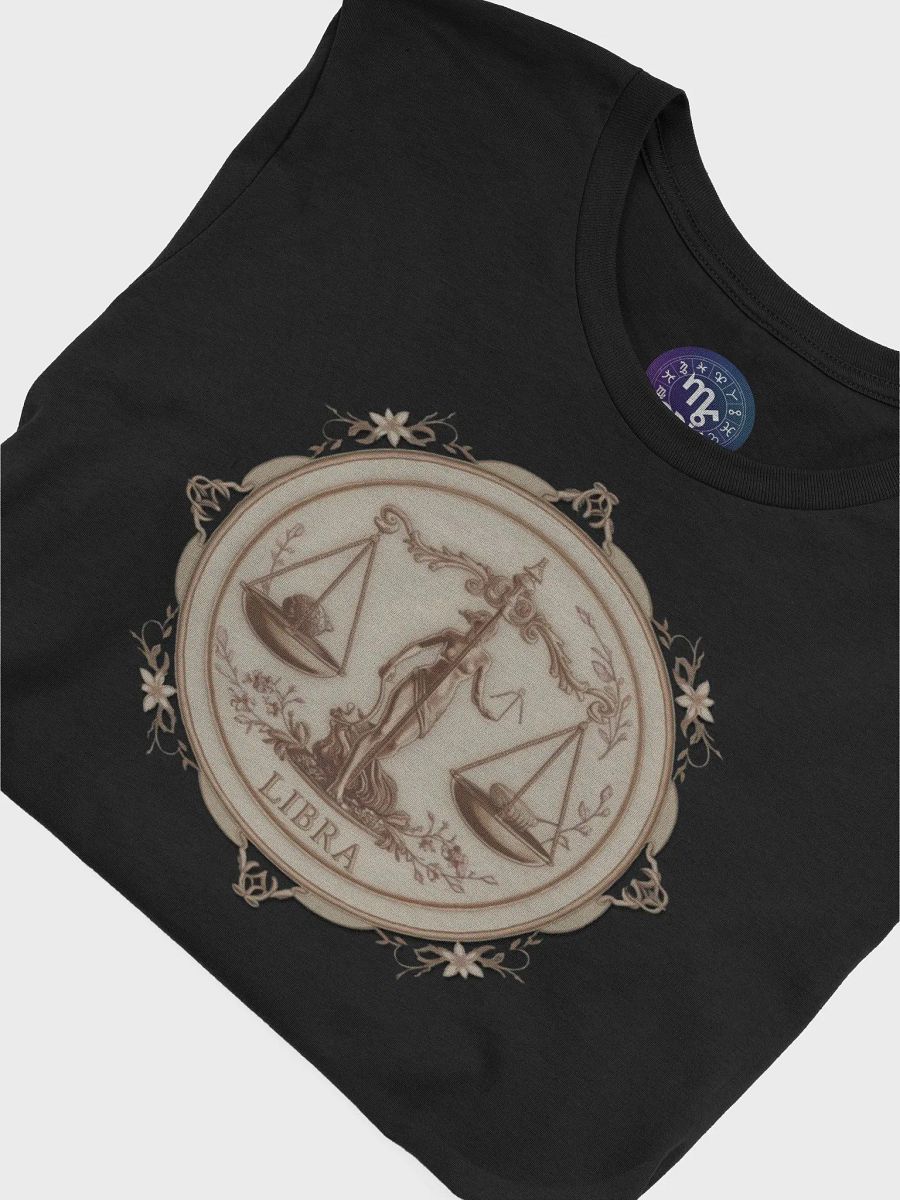 Unisex Libra Zodiac T-Shirt - Classic Scales Design, Astrology Gift product image (7)