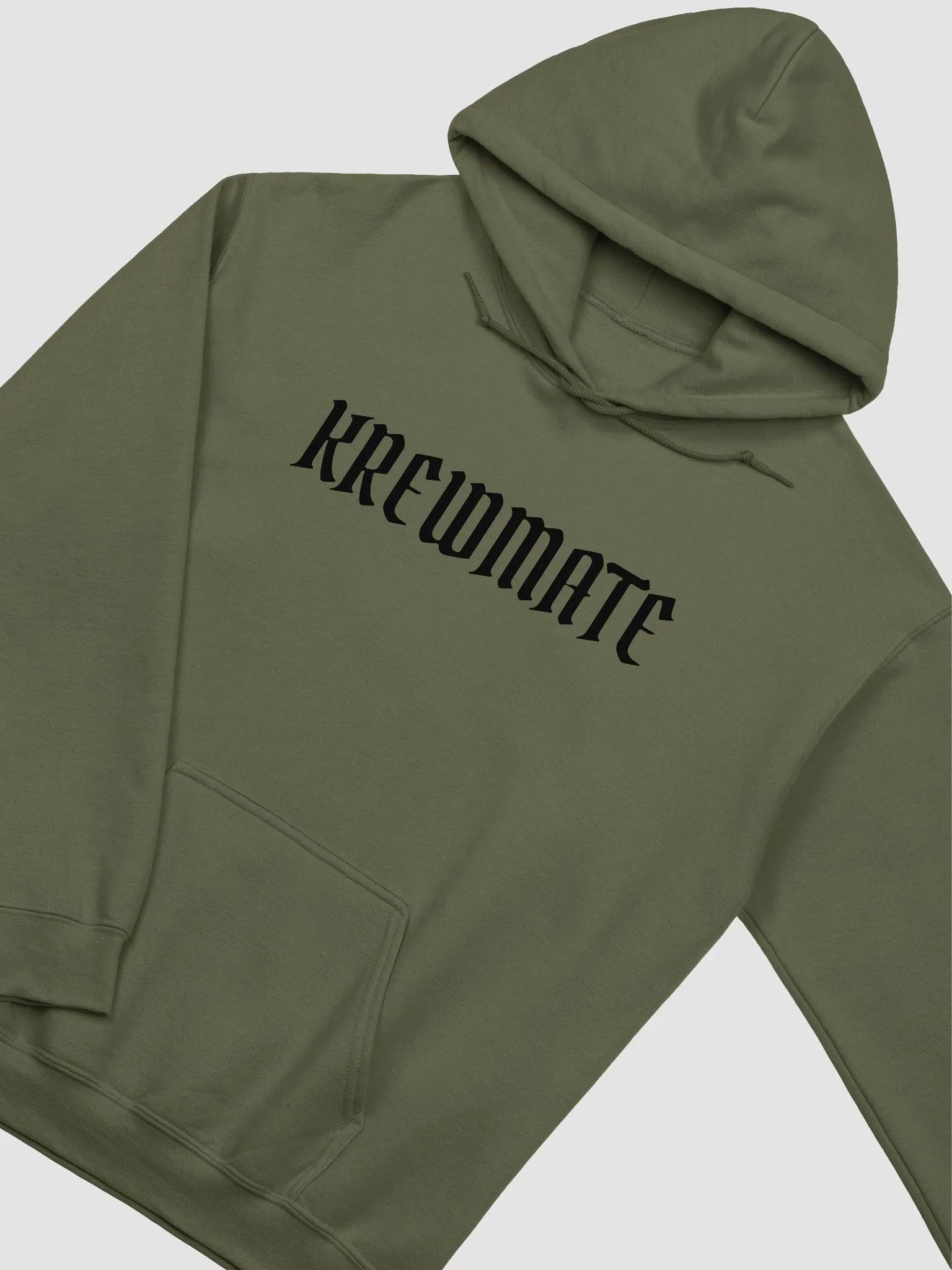 Krewmate Essential Hoodie - Back from the Dead Variant (Black Logo) product image (15)