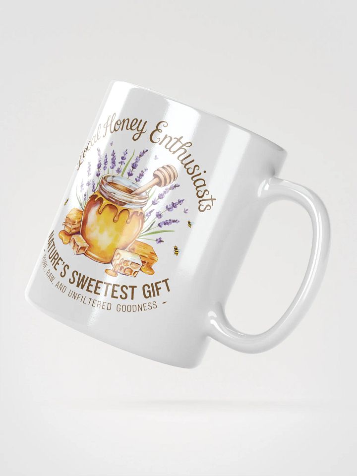 Local Honey Enthusiasts White Glossy Mug product image (5)