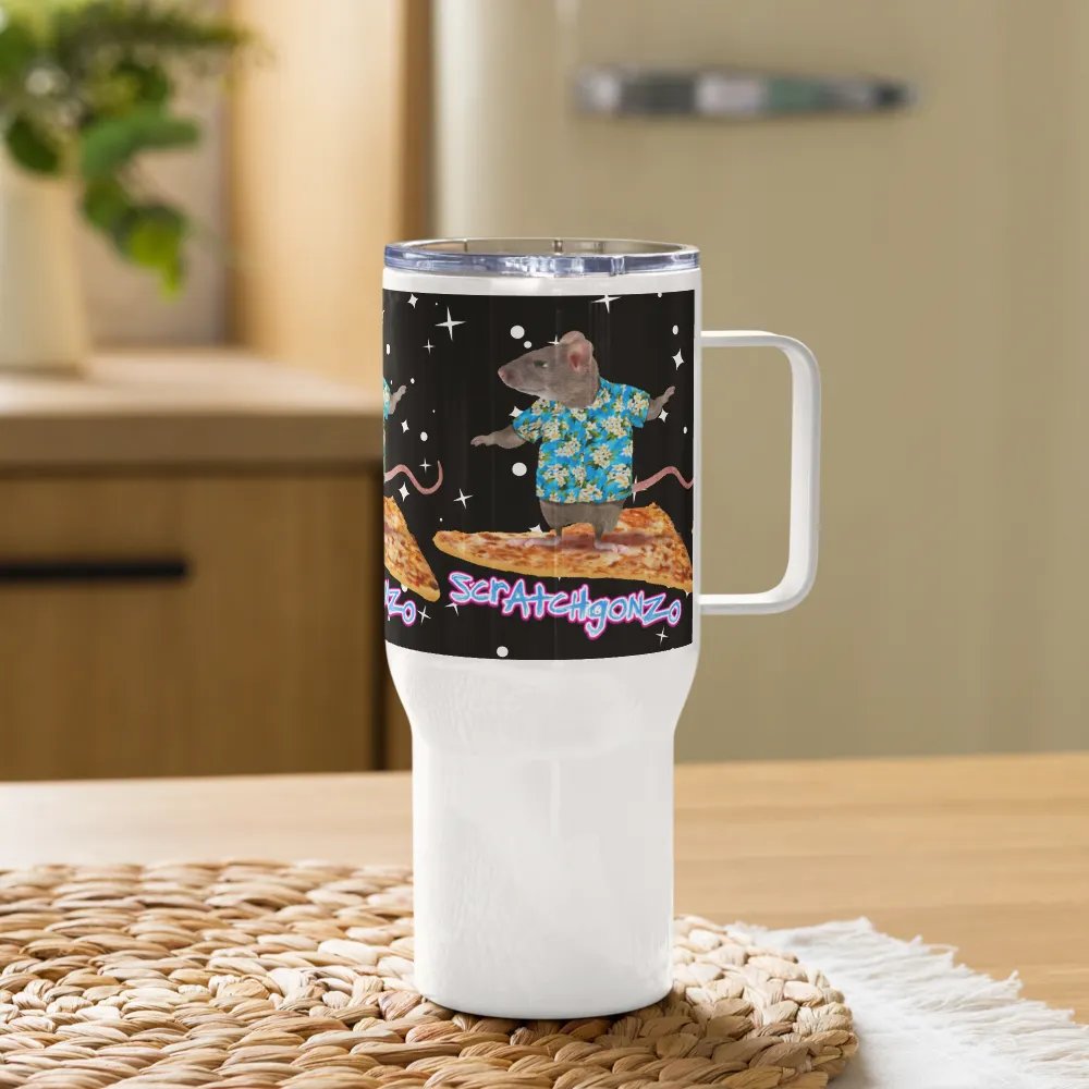 Pizza Mouse Thermal Travel Mug product image (11)