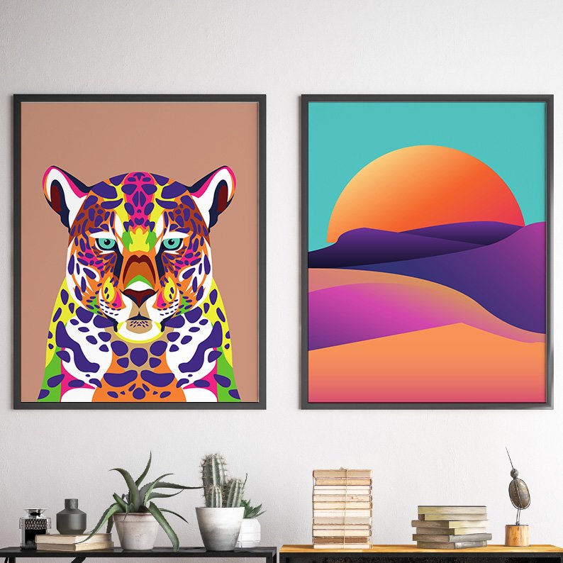 Eclectic Cactus Gallery Wall Set of 9 DIGITAL Prints product image (8)