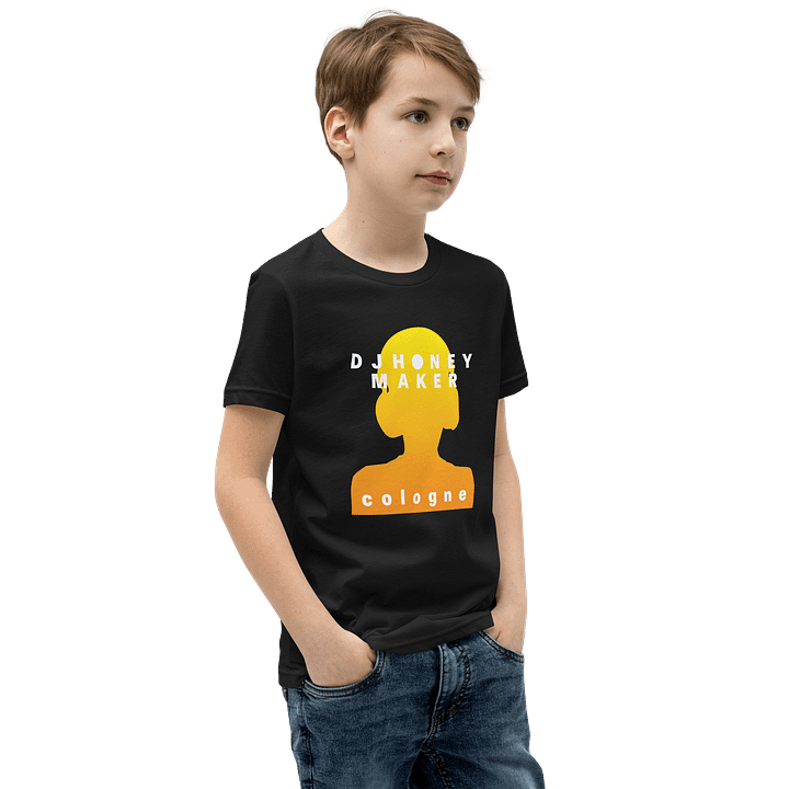 DJHoneyMaker Cologne Youth Short Sleeve T-Shirt product image (2)