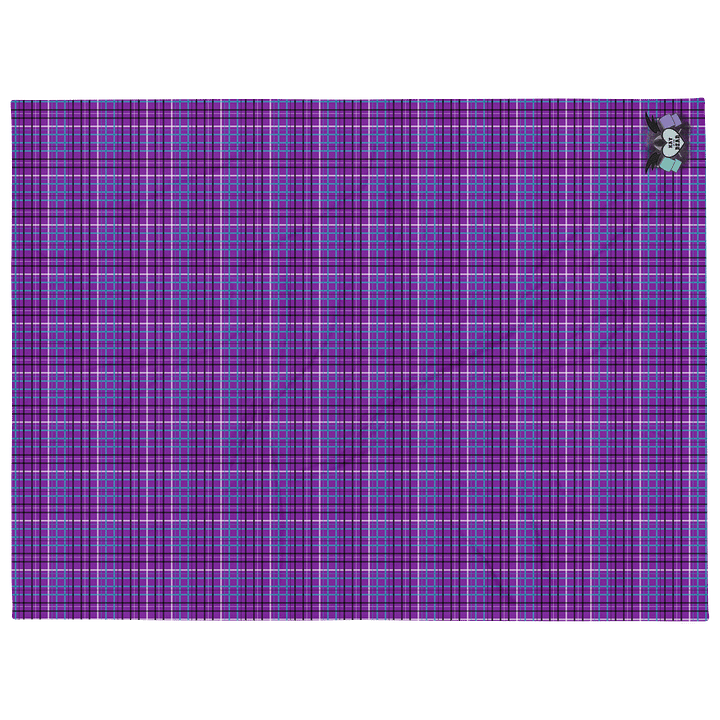 Purple Plaid Throw Blanket product image (1)