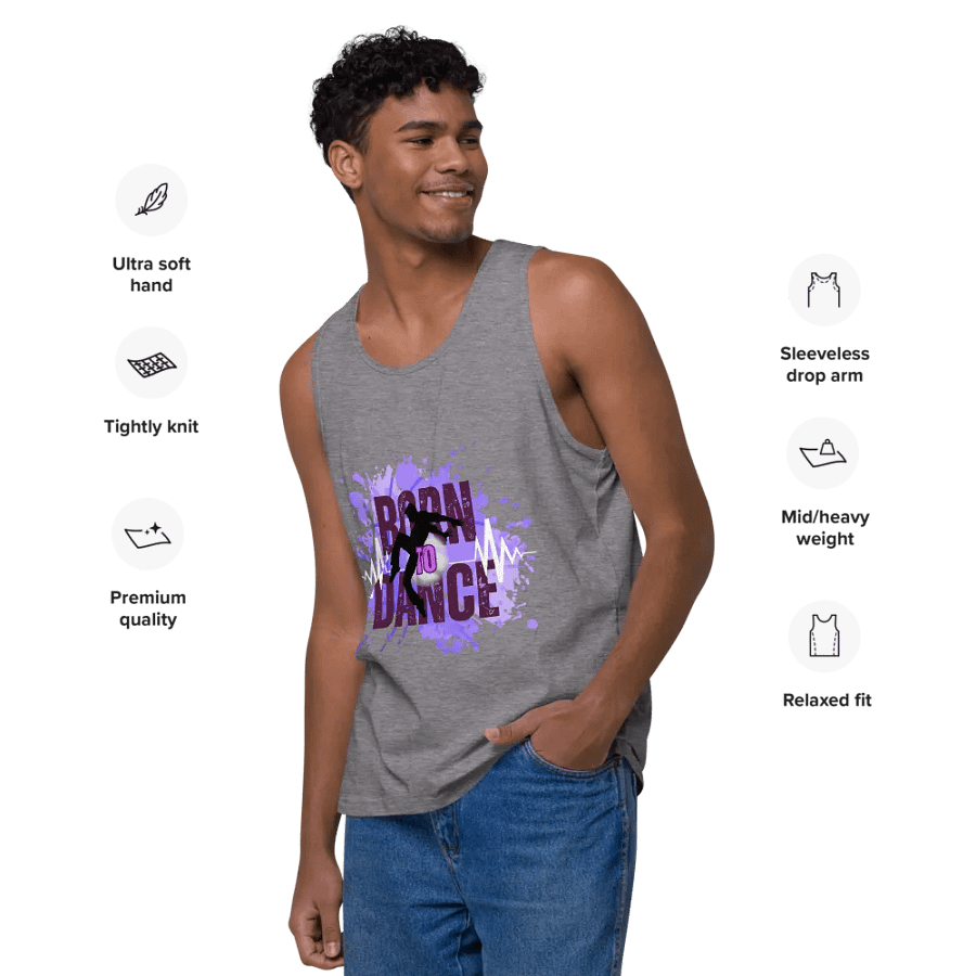 Born to Dance His Silhouette Embrace Tank Top product image (128)