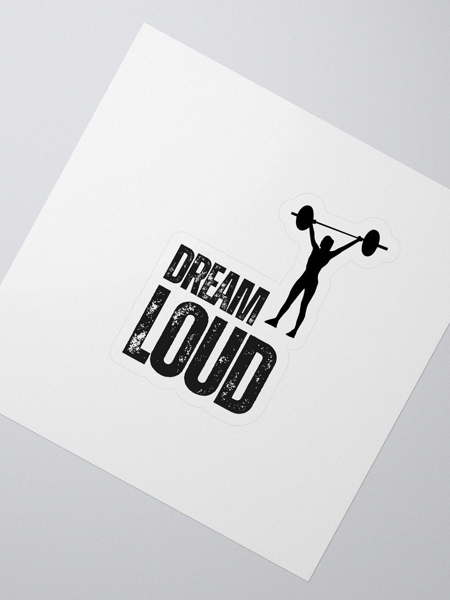 Dream Loud - Woman Lifting - Sticker product image (2)