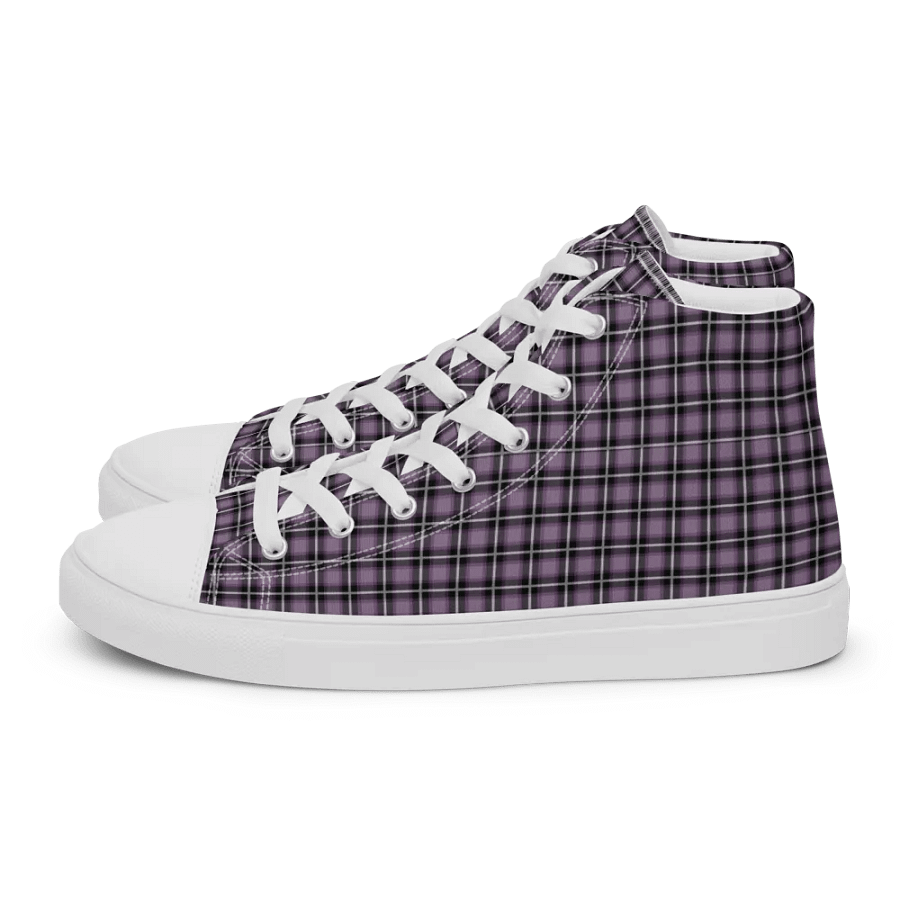 Men's Purple Plaid Perfection High-tops product image (1)