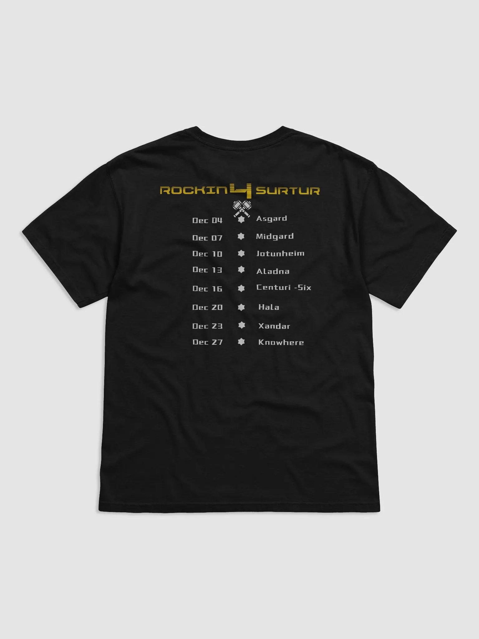 Ragnarok Worlds Tour T-shirt product image (2)