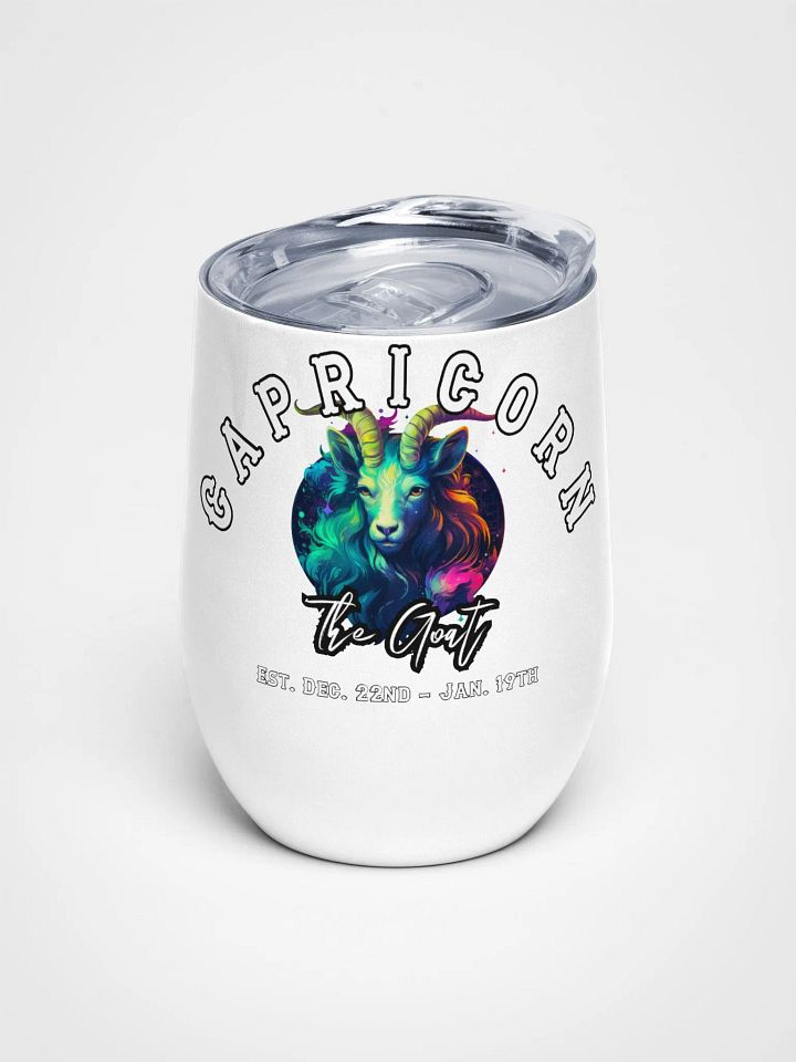 Capricorn - Zodiac Wine Tumbler product image (1)