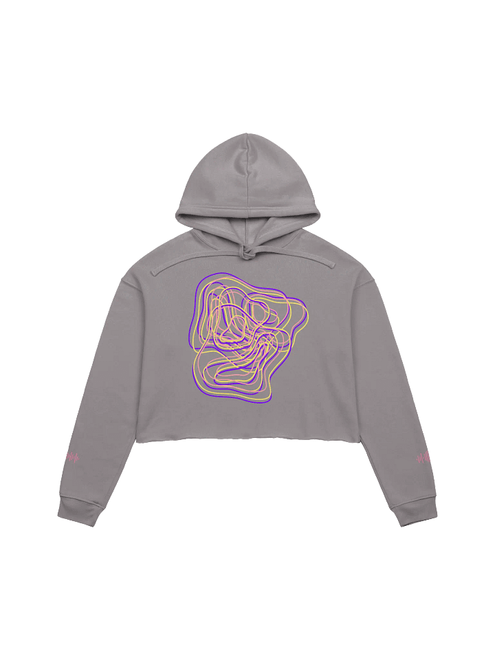 Abstract Fusion Crop Hoodie product image (1)