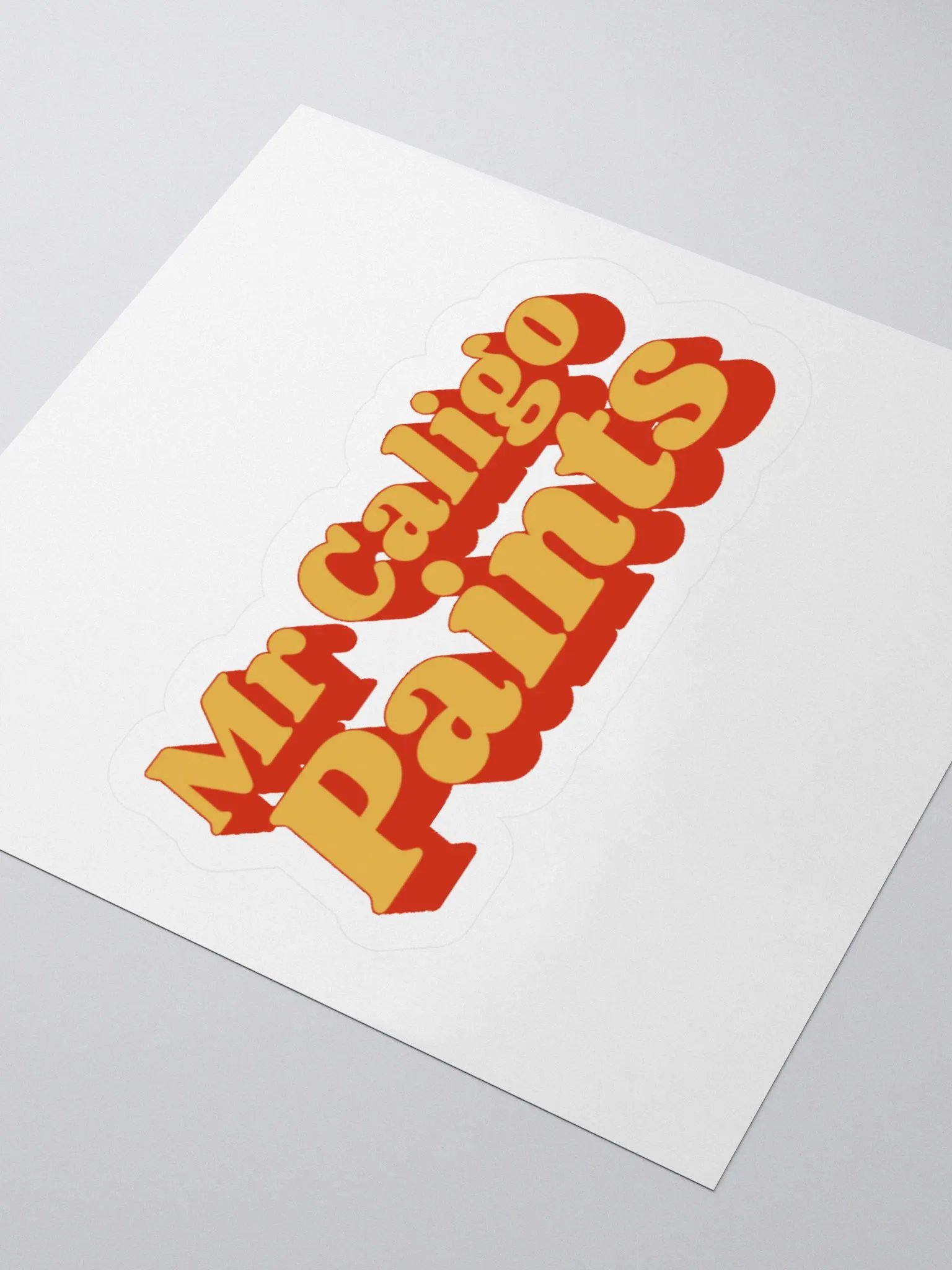 Mr Caligo Paints - Kiss Cut Sticker product image (7)