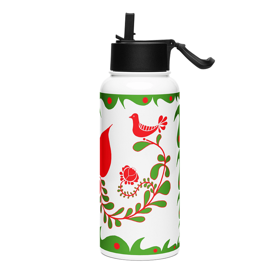 Hungarian Folk Art Symphony Stainless Steel Bottle product image (3)