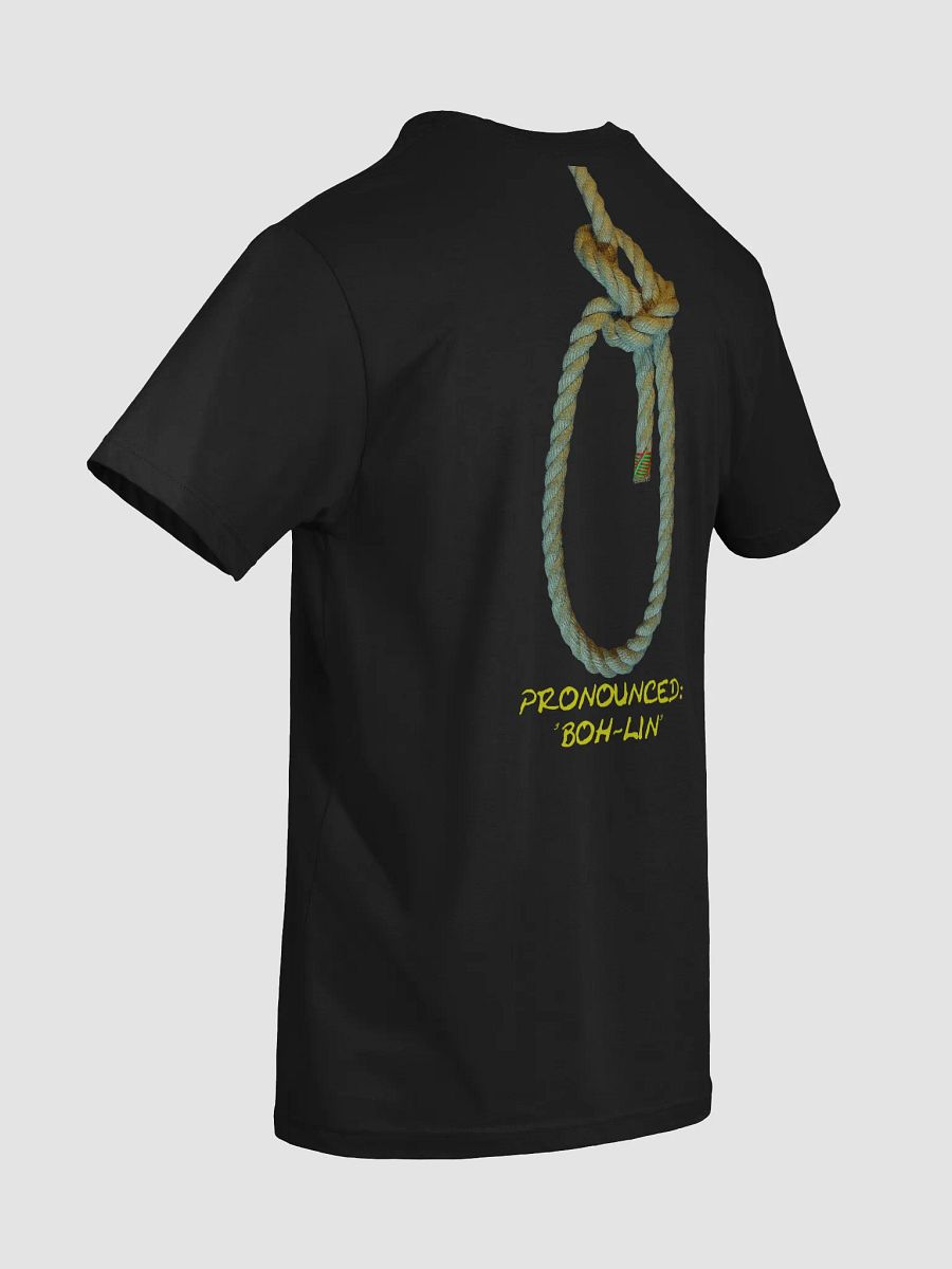 Bowline Knot - Pronounced (Boh-lin) Black T-Shirt product image (6)