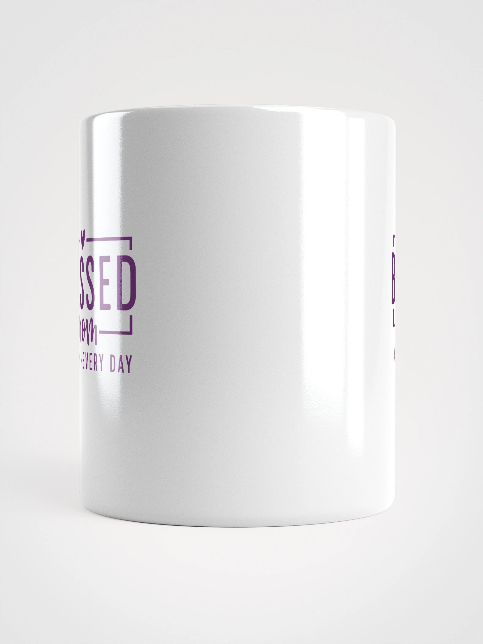 Blessed Mom Mug | Elegant Script Design with Heart | Mom Life Every Day product image (15)