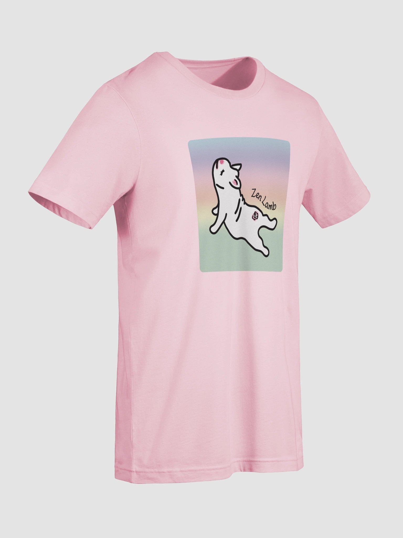 Zen Lamb Rainbow (Unisex Tee) product image (9)