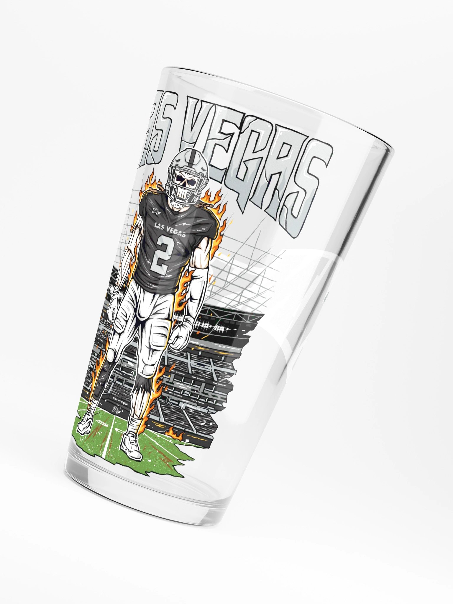 Las Vegas, Welcome to Football Pint Glass product image (6)