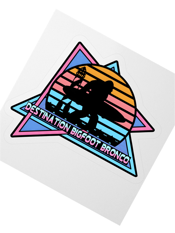 Destination Bigfoot Bronco Retro-Inspired Decal (Multiple Sizes Available) product image (4)