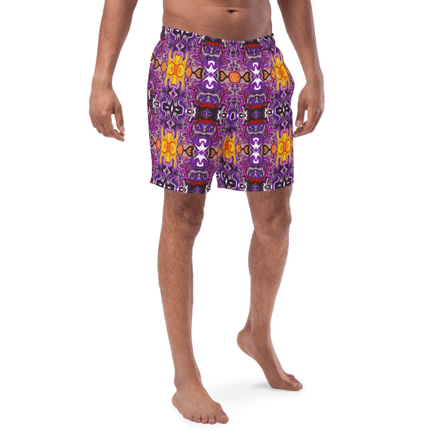African Inspired Symmetry Design Swim Trunks product image (4)