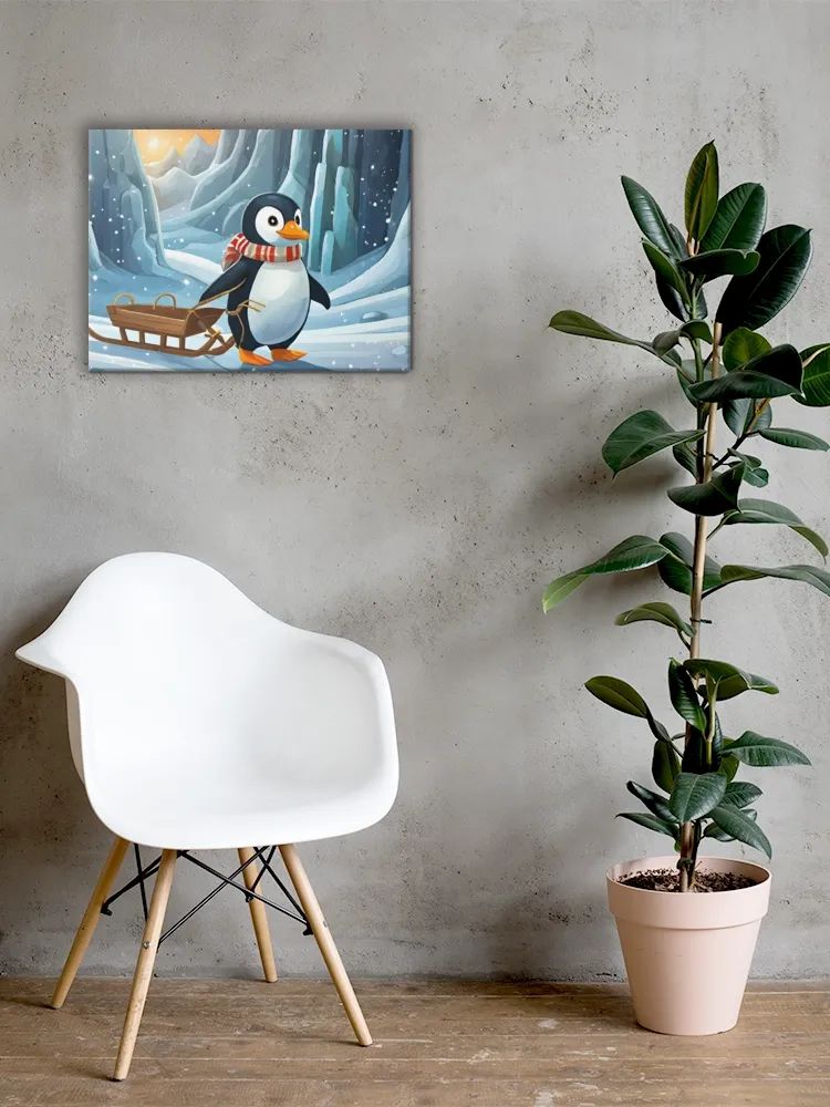 Winter Wonderland Penguin Canvas product image (3)
