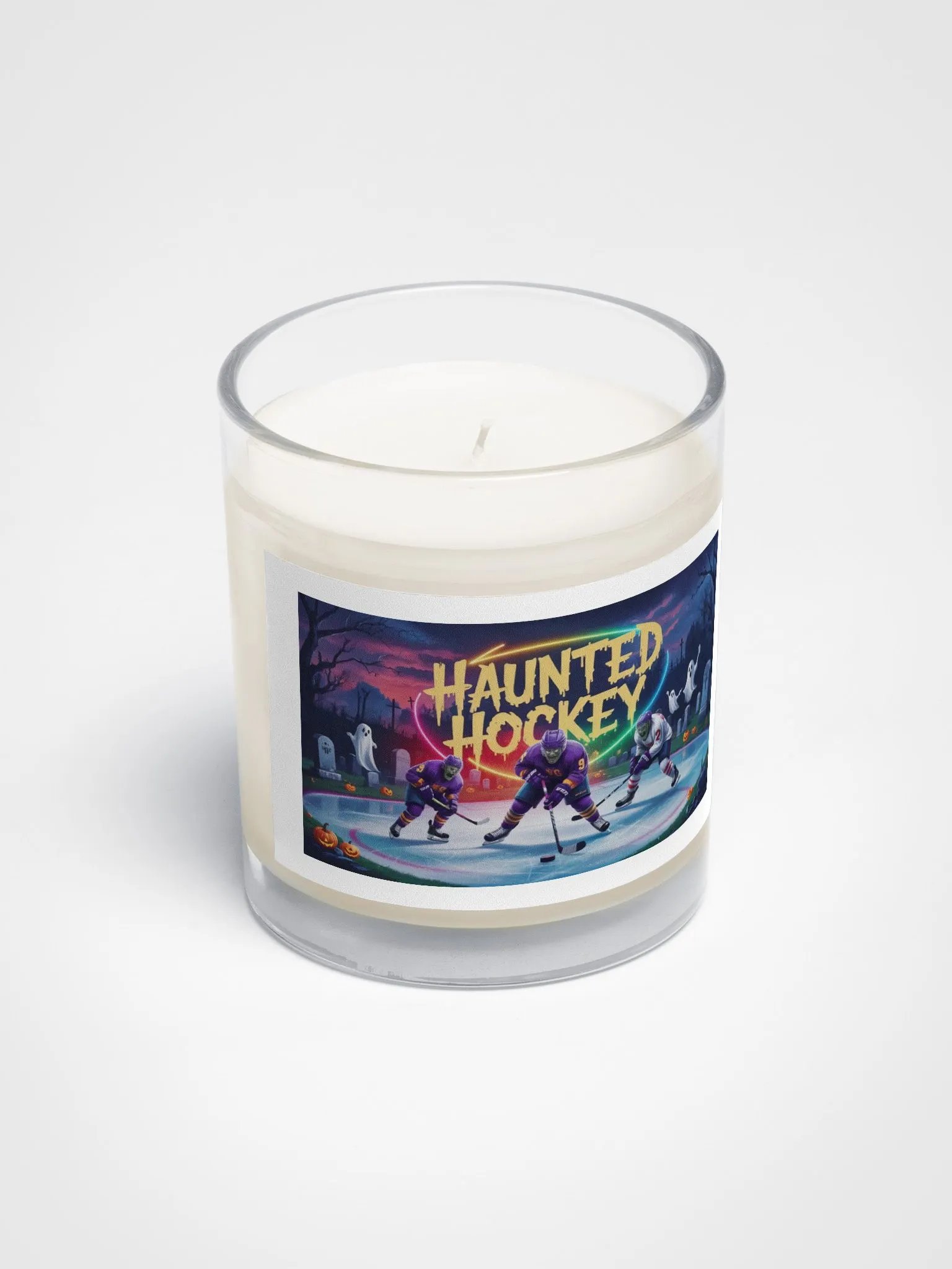 Haunted Hockey Soy Wax Candle product image (2)