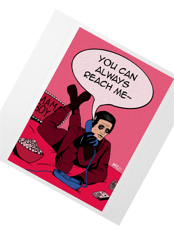 You Can Always Reach Me Generic Sticker product image (5)