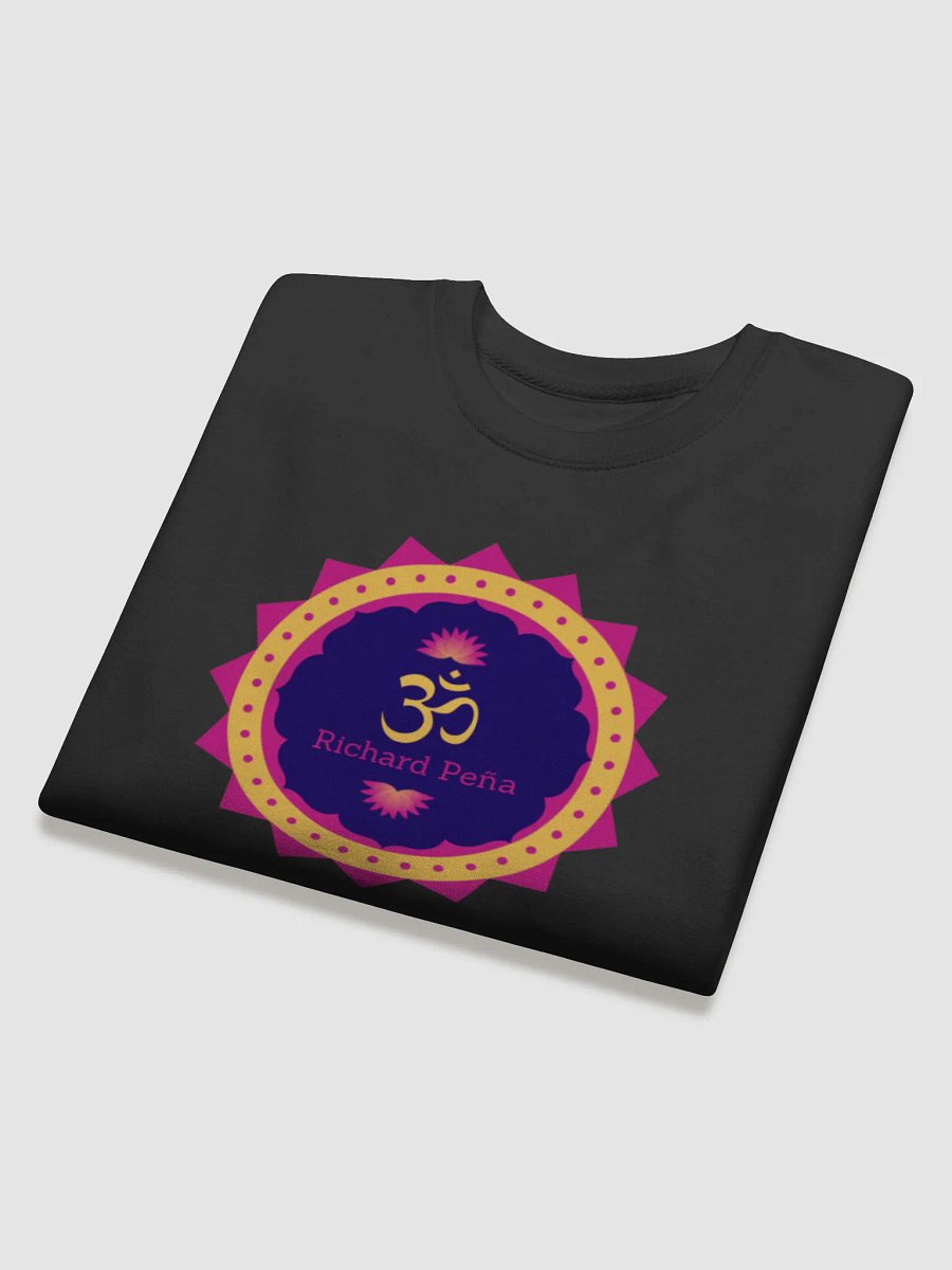 Yellow Om Richard Peña on black sweater product image (4)