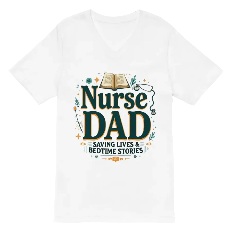 Nurse Dad Saving Lives Tee product image (2)