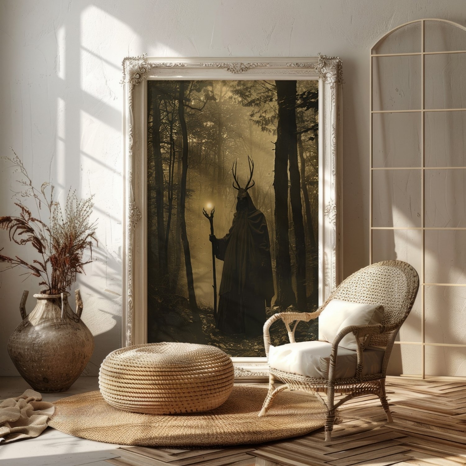 Forest Druid Victorian Photo Witchy Art Print product image (24)