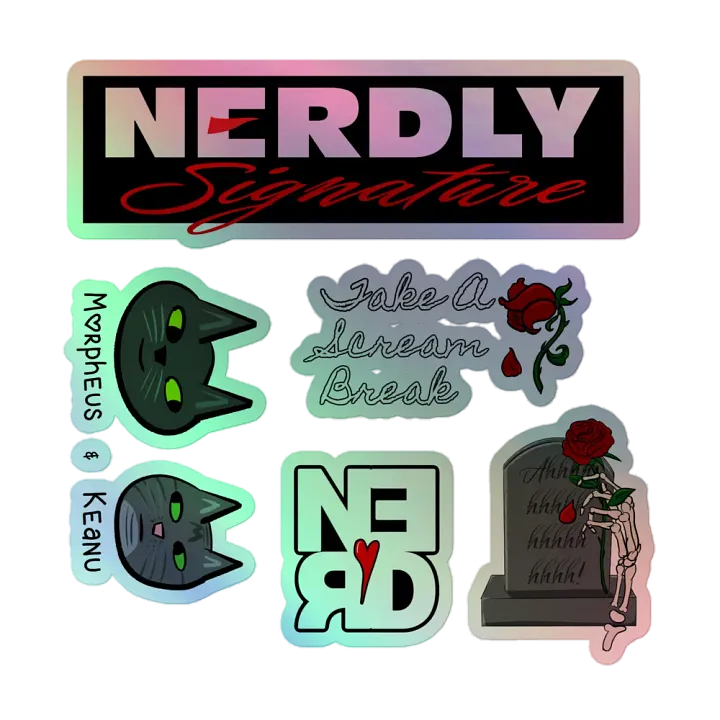 Fall 2024 Variety Sticker Sheet (Holographic) product image (1)