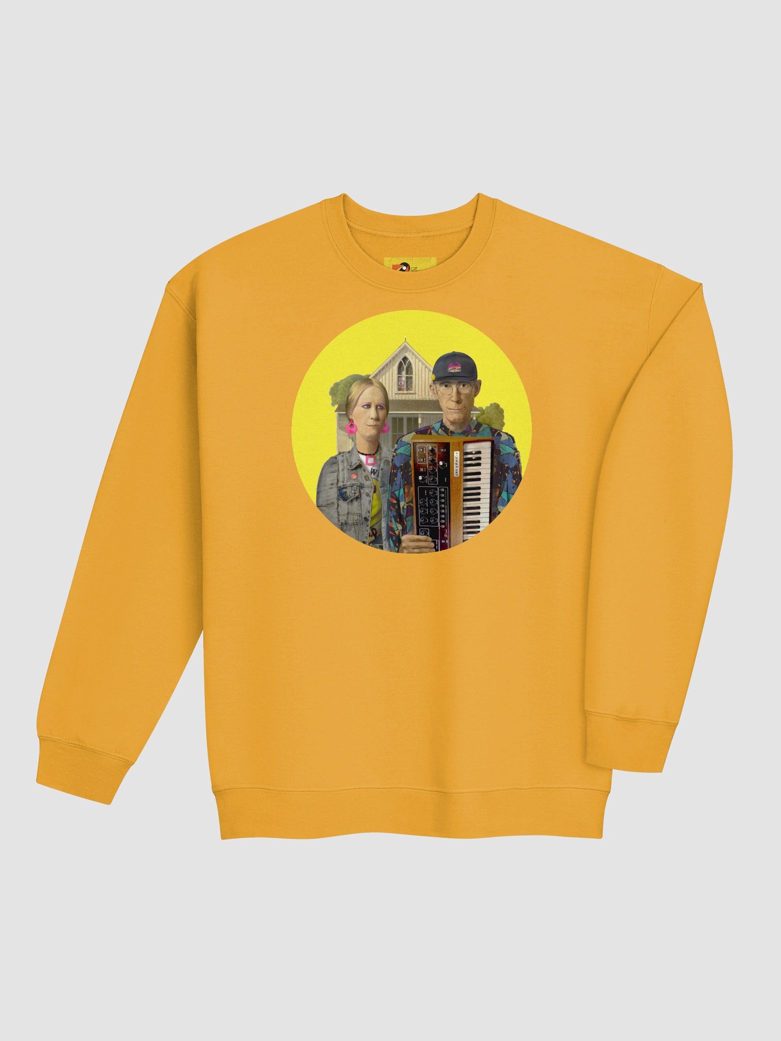 American Prophet by Frank Fonik, Techno EDM Classic Crewneck Sweatshirt product image (4)