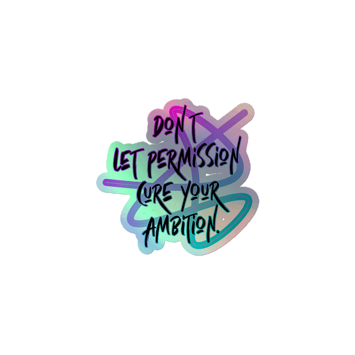 Ambition Graffiti Holo Sticker Sheet product image (1)