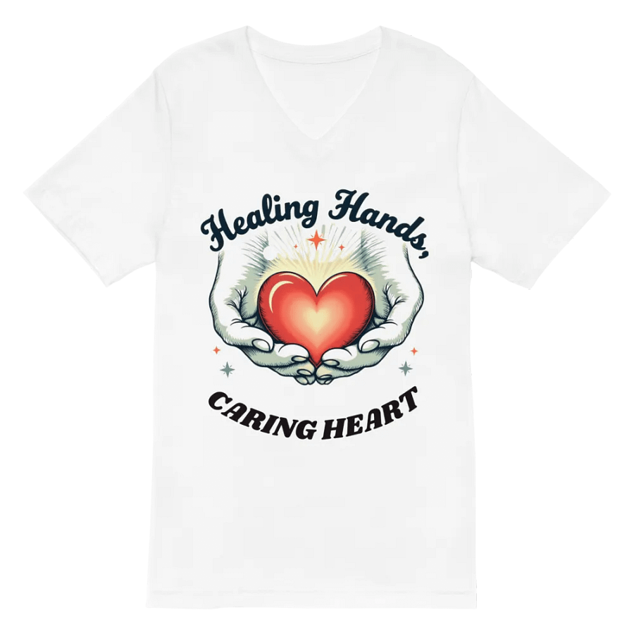 Healing Hands - Caring Heart V-Neck Tee product image (2)