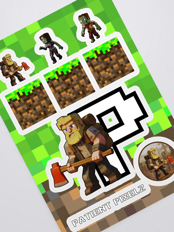 Patient PixelZ Sticker Sheet Set (PixelZ My Craft) product image (1)