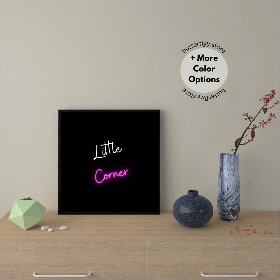 Little Corner Printable Wall Art, Home Office Wall Art, Study Room Wall Decor, Bedroom Wall Decor product image (4)