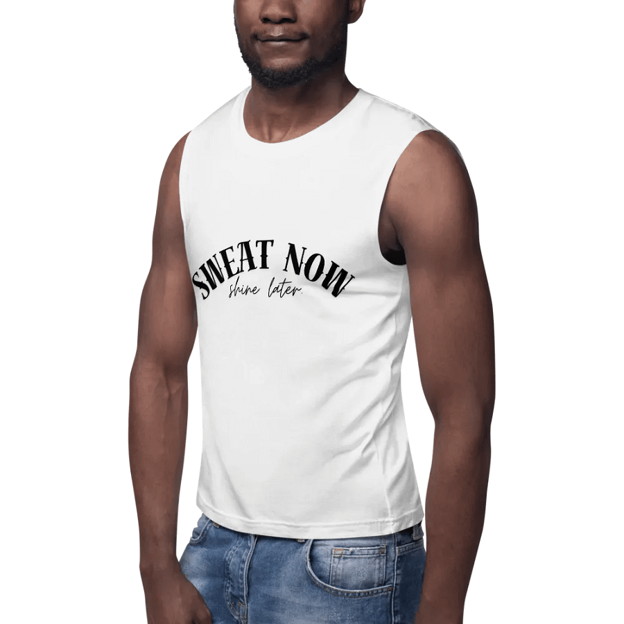 Bella+Canvas Muscle Tank ⚪️ Sweat now, shine later product image (7)