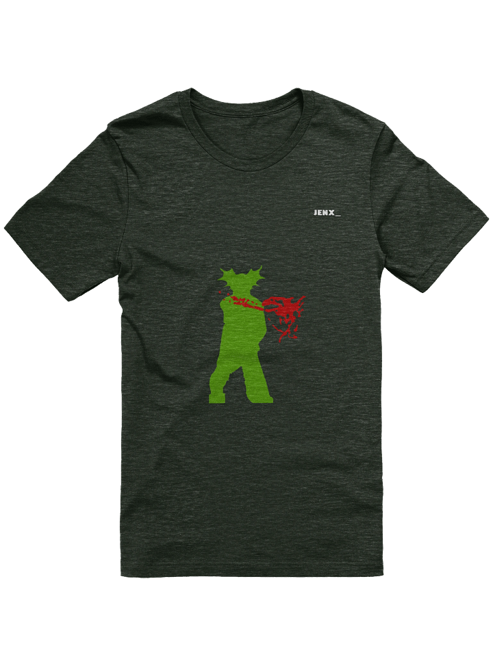 Bloody Lizard T-Shirt | Green Logo ('Heather' fabrics) product image (1)