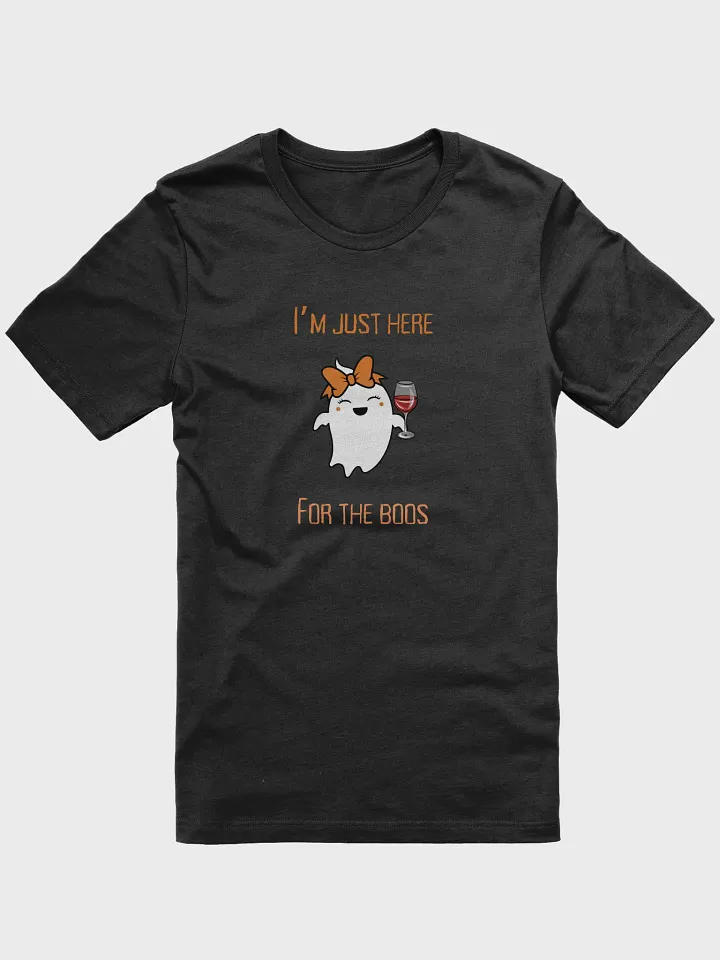Cheerful Ghost Halloween Adult T-Shirt product image (2)
