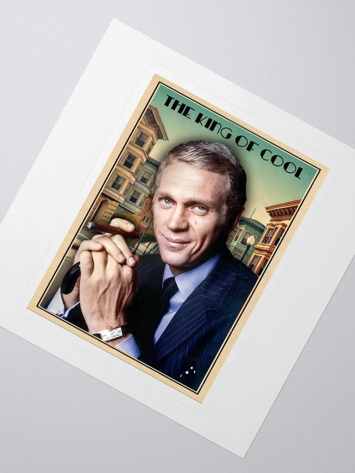 Steve McQueen Sticker product image (2)