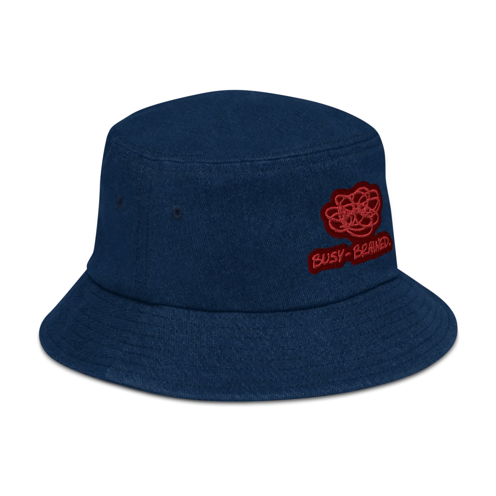 BUSY-BRAINED (cherry) denim bucket hat product image (3)