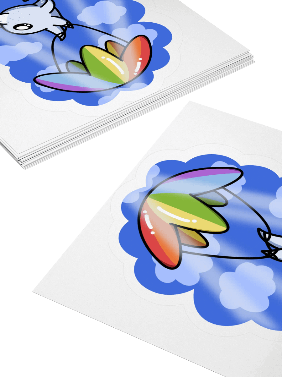Squish Parachute Sticker product image (4)