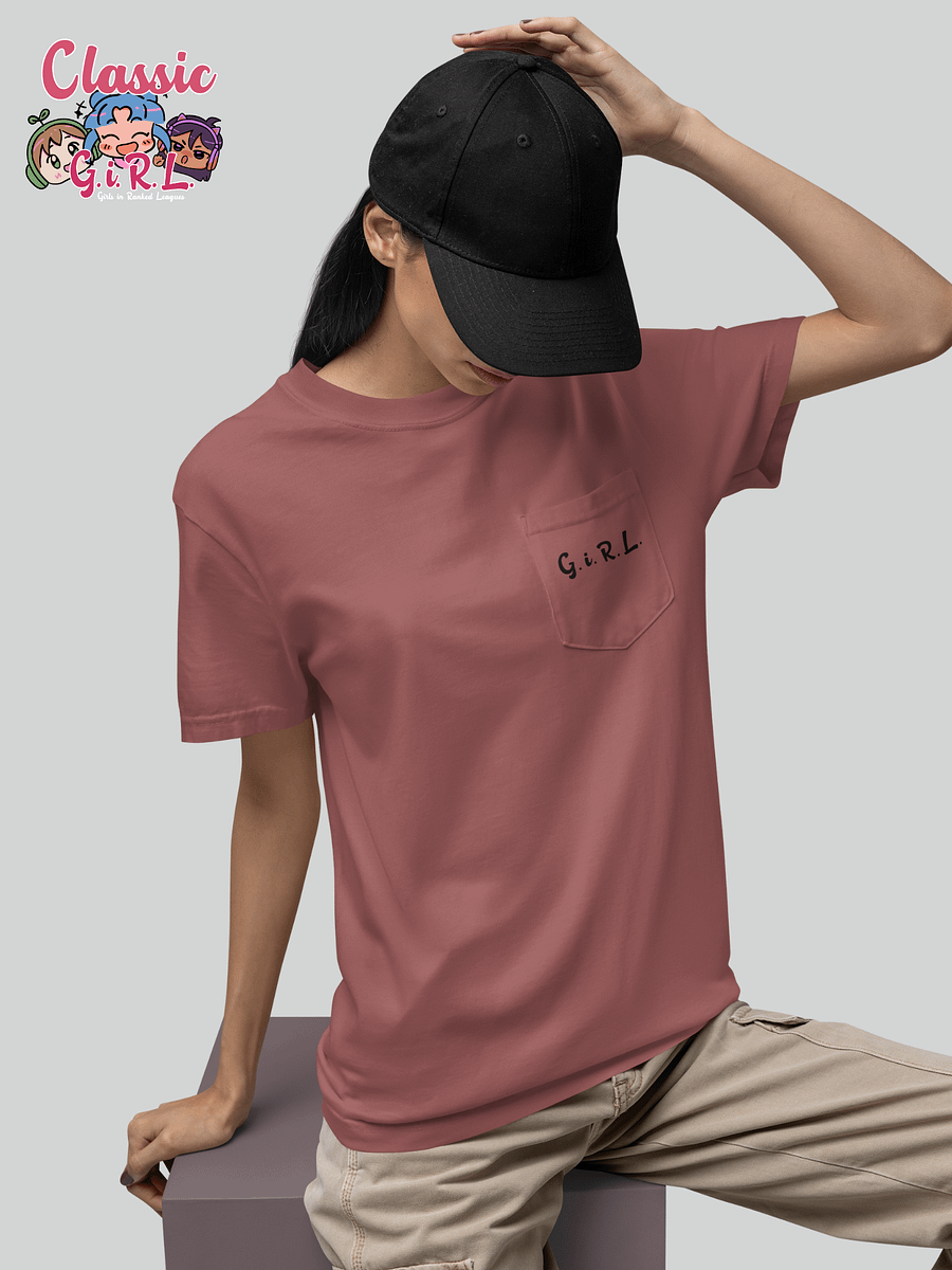 Gamer Girl pocket tee - Not about him by G.i.R.L. product image (1)