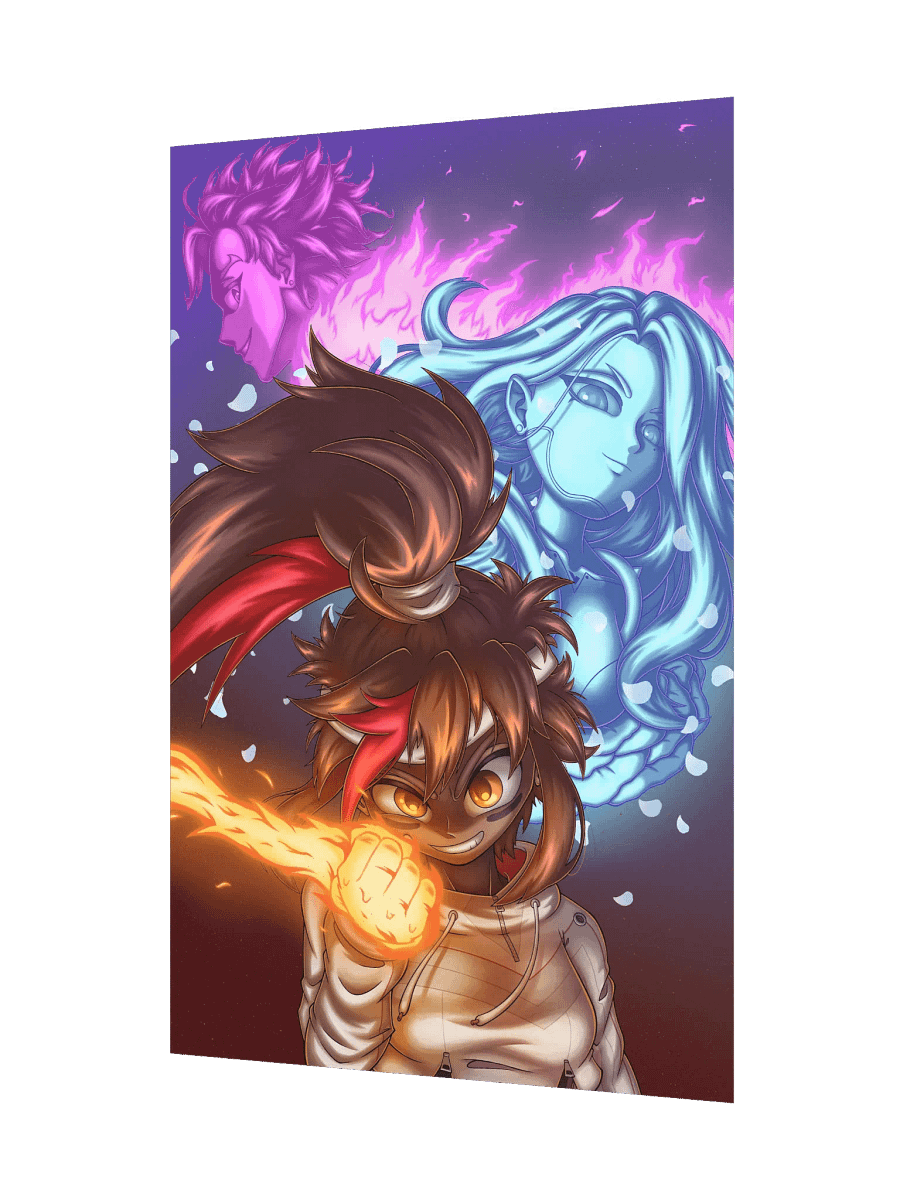 (12" x 18") Juliette, Kai & Estelle Print product image (3)